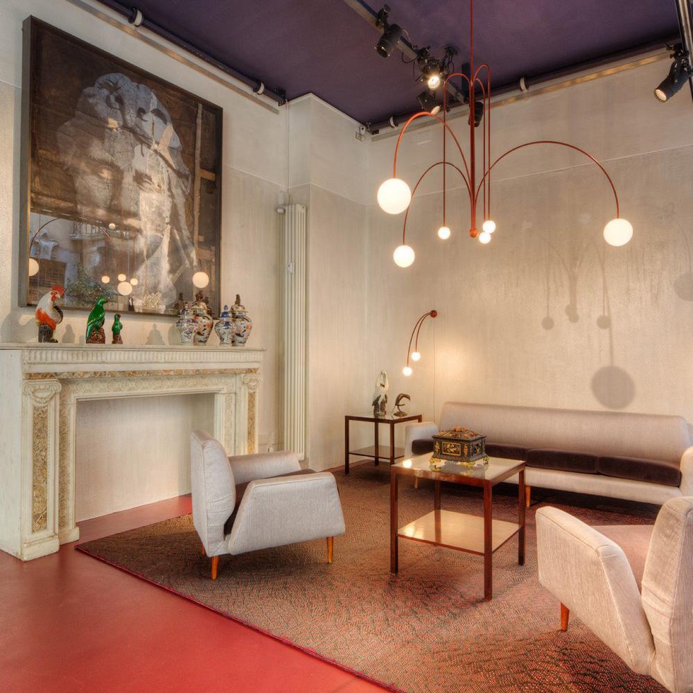 Modern LED Pendant Light | 6 Heads, Metal & Glass Design for Contemporary Indoor Spaces