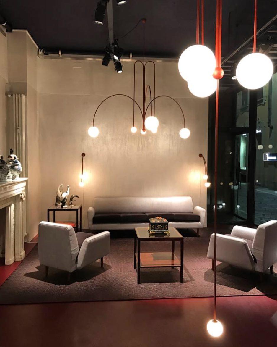 Modern LED Pendant Light | 6 Heads, Metal & Glass Design for Contemporary Indoor Spaces