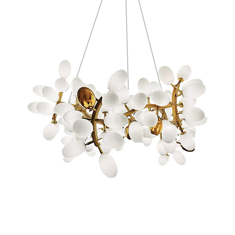 Grape Vine Bunch Chandelier Light Fixture for Dining Room & Rustic Decor