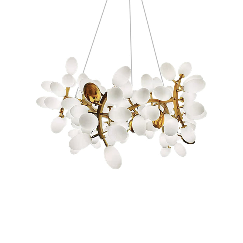 Grape Vine Bunch Chandelier Light Fixture for Dining Room & Rustic Decor