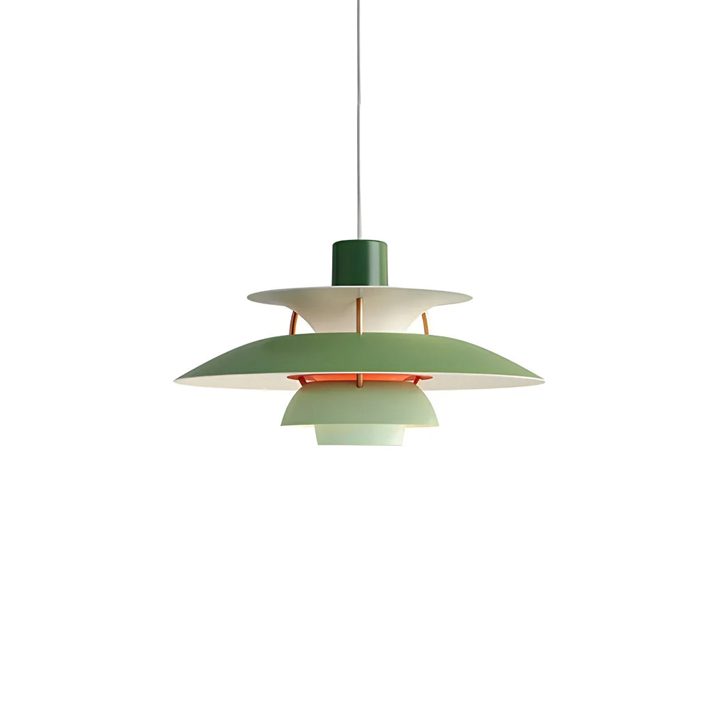 Modern Nordic Multi-layer Pendant Lamp | Adjustable Height, Sloped Ceiling Friendly & Ideal for Living Rooms and Dining Areas