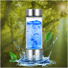 AquaIon+ Hydrogen Water Bottle: Advanced Ion Generator - Energize Your Water, Portable Hydrogen-Rich Hydration