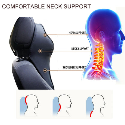 Neck Rest Cushion for Car Seats | 3D Memory Foam Pillow for Neck Pain Relief