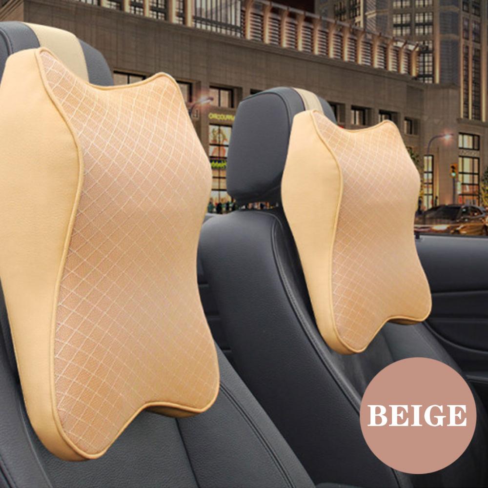 Neck Rest Cushion for Car Seats | 3D Memory Foam Pillow for Neck Pain Relief