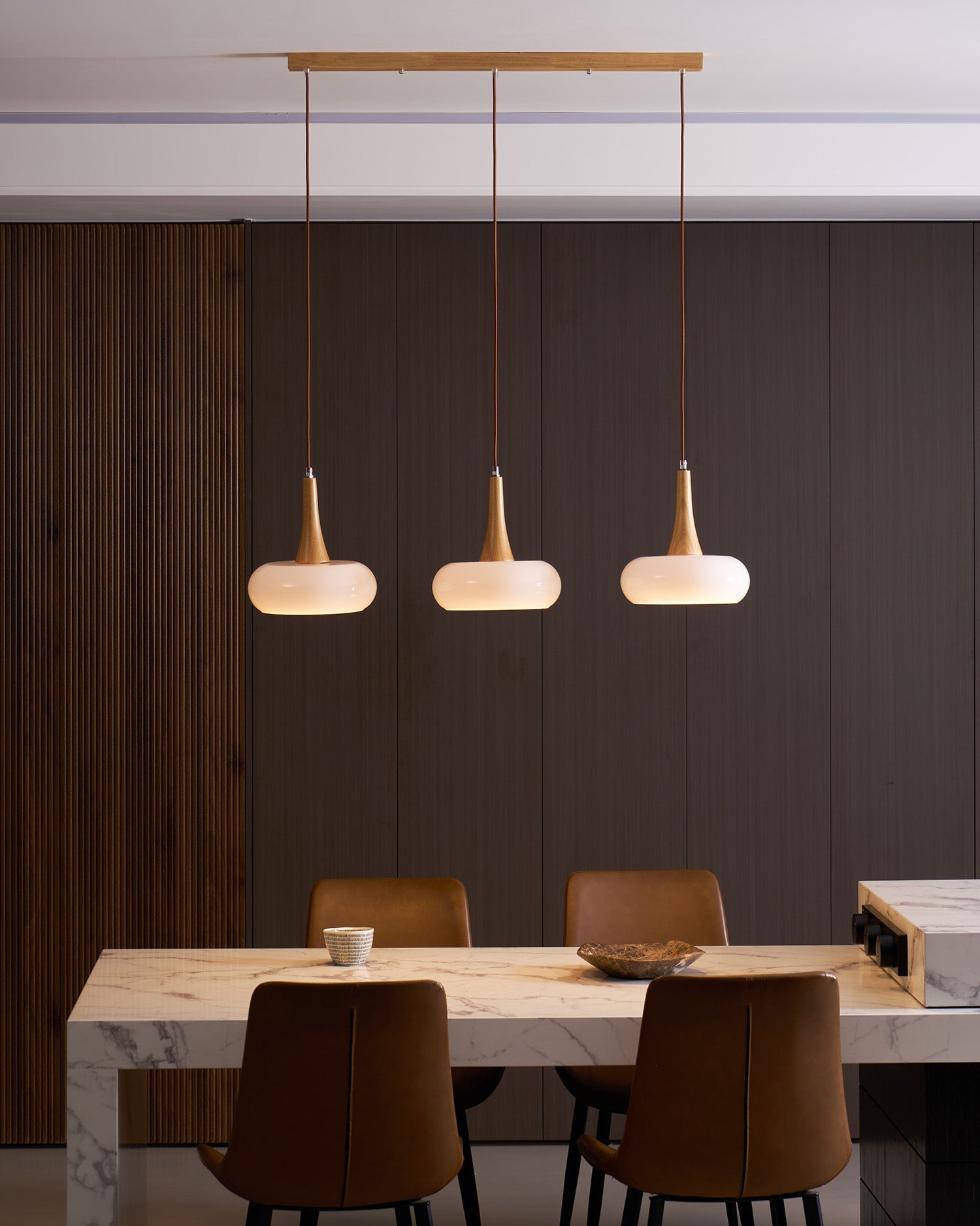LED Pendant Lamp - Modern Adjustable Hanging Light Fixture for Kitchen Island & Dining Room