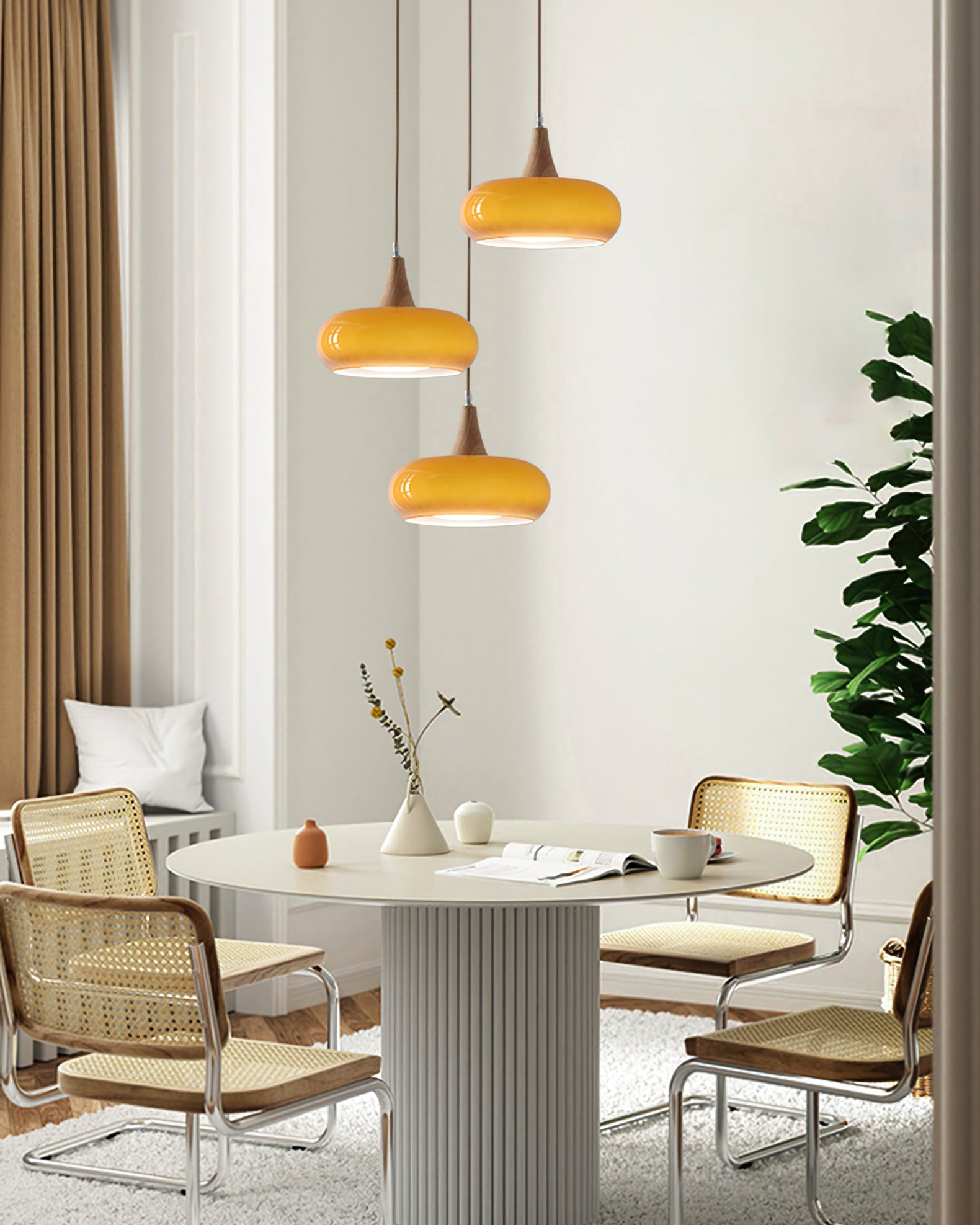 LED Pendant Lamp - Modern Adjustable Hanging Light Fixture for Kitchen Island & Dining Room
