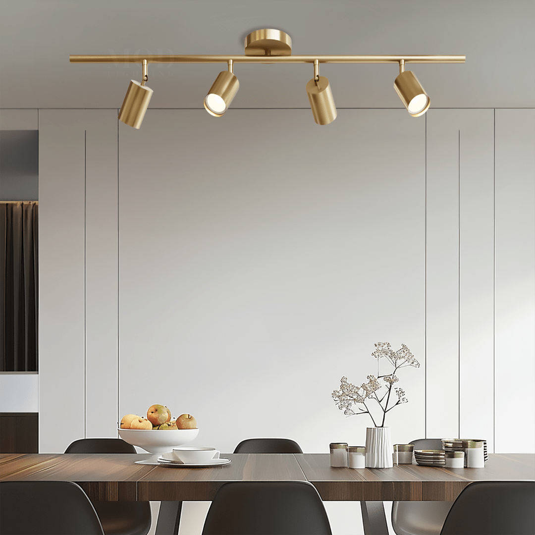 Modern Mid-Century Task Lighting – Sleek Adjustable Light Fixture in Brushed Gold or Matte Black for Living Rooms & Offices
