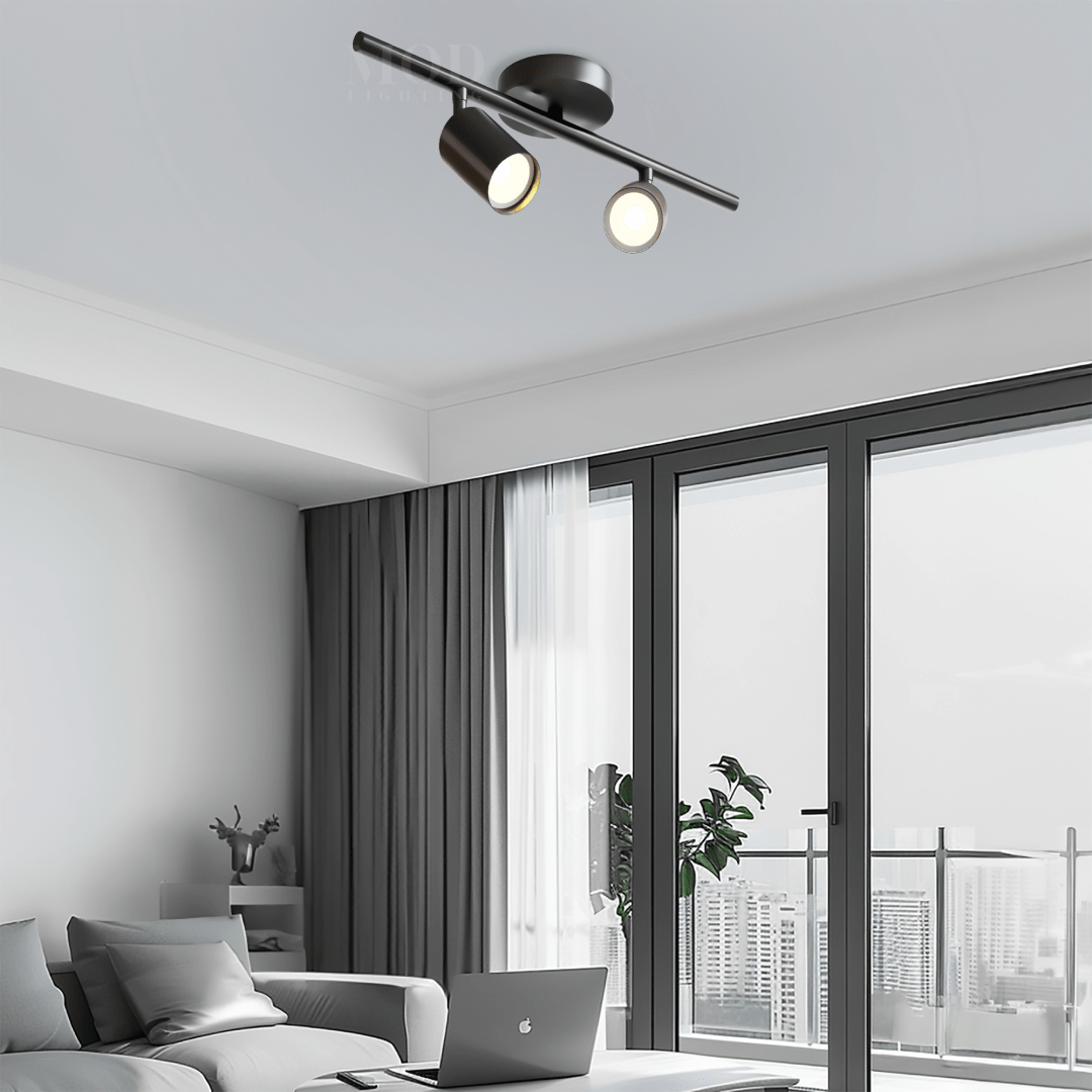 Modern Mid-Century Task Lighting – Sleek Adjustable Light Fixture in Brushed Gold or Matte Black for Living Rooms & Offices