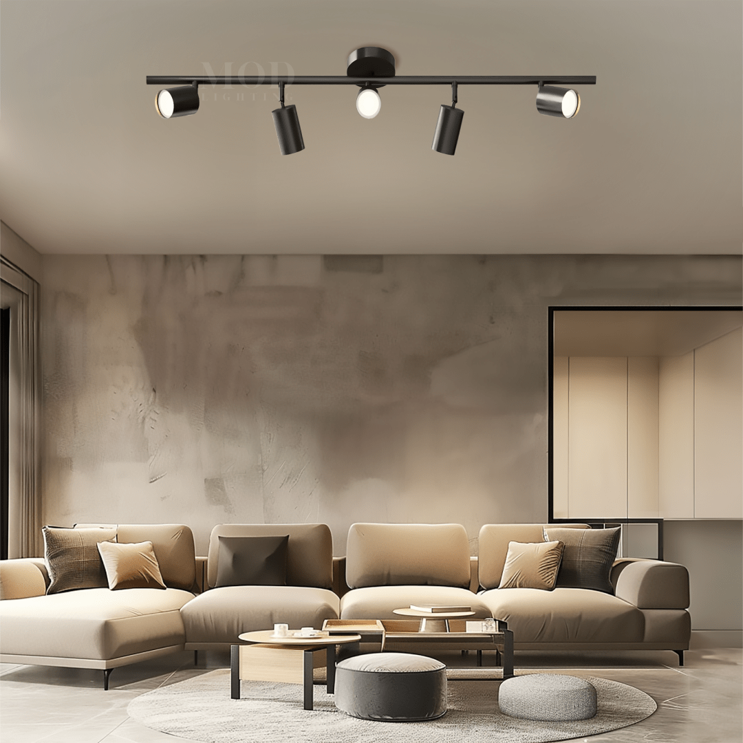 Modern Mid-Century Task Lighting – Sleek Adjustable Light Fixture in Brushed Gold or Matte Black for Living Rooms & Offices