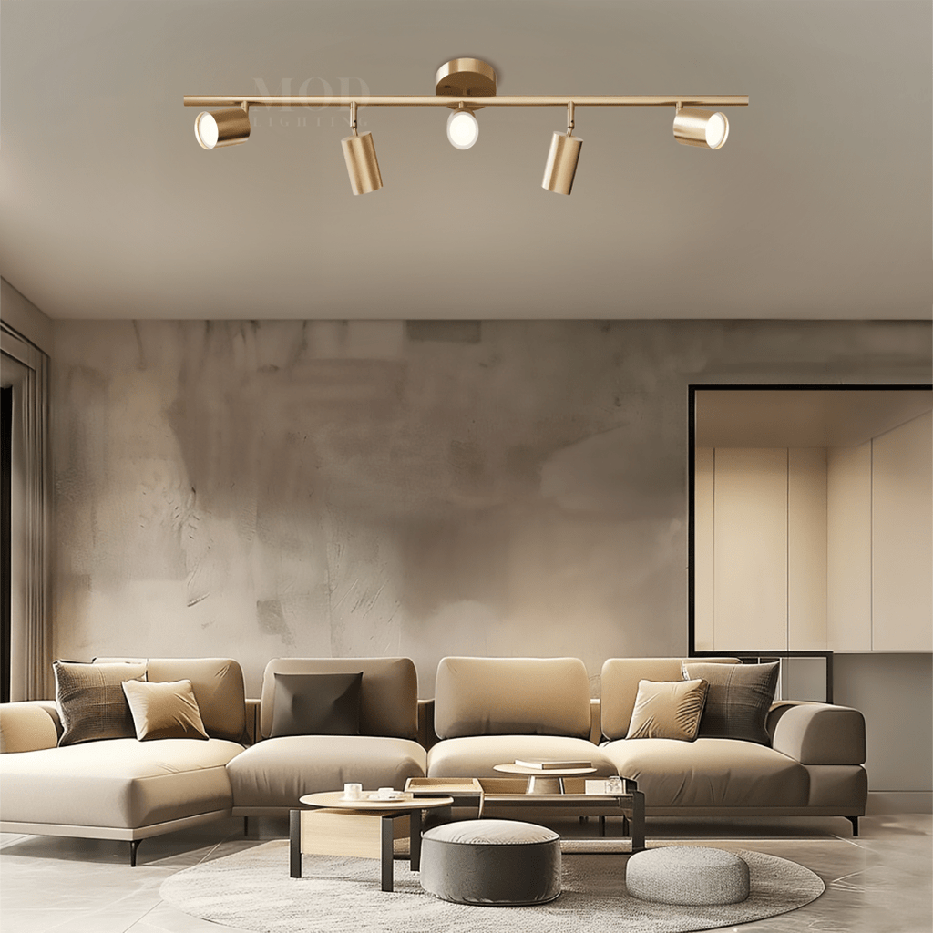 Modern Mid-Century Task Lighting – Sleek Adjustable Light Fixture in Brushed Gold or Matte Black for Living Rooms & Offices