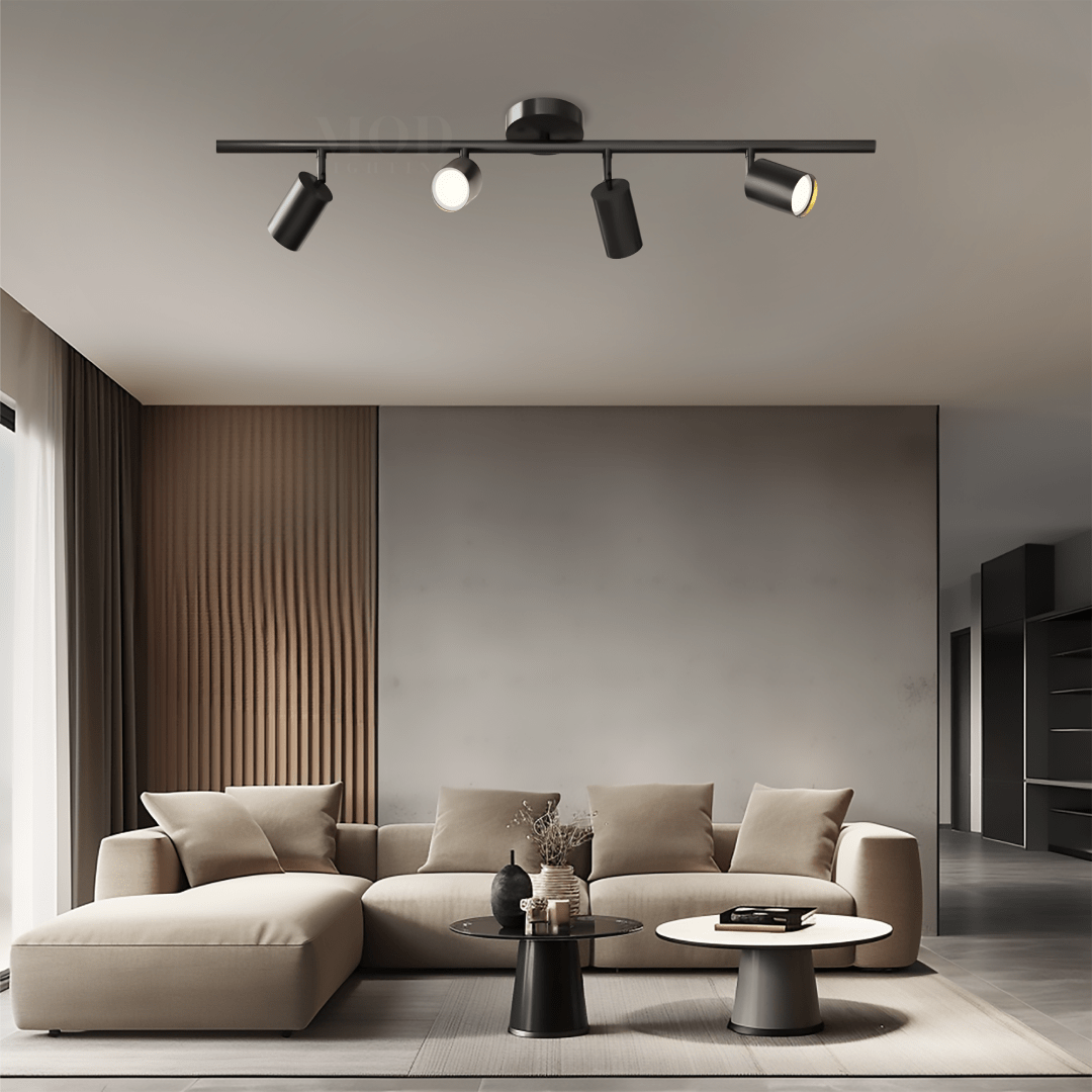 Modern Mid-Century Task Lighting – Sleek Adjustable Light Fixture in Brushed Gold or Matte Black for Living Rooms & Offices