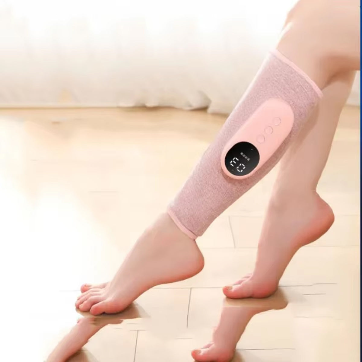 Heated Leg Massager | Compression Therapy for Relaxation, Recovery & Pain Relief | Adjustable Heat