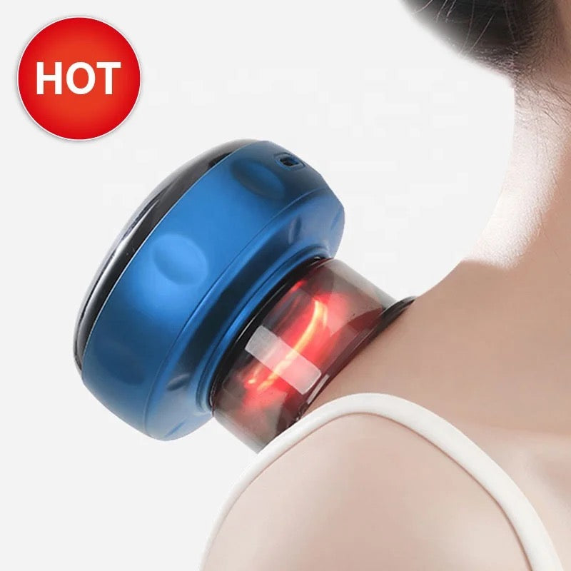 Cupping Massager with Heating Function | Electric Vacuum Device for Targeted Muscle Therapy