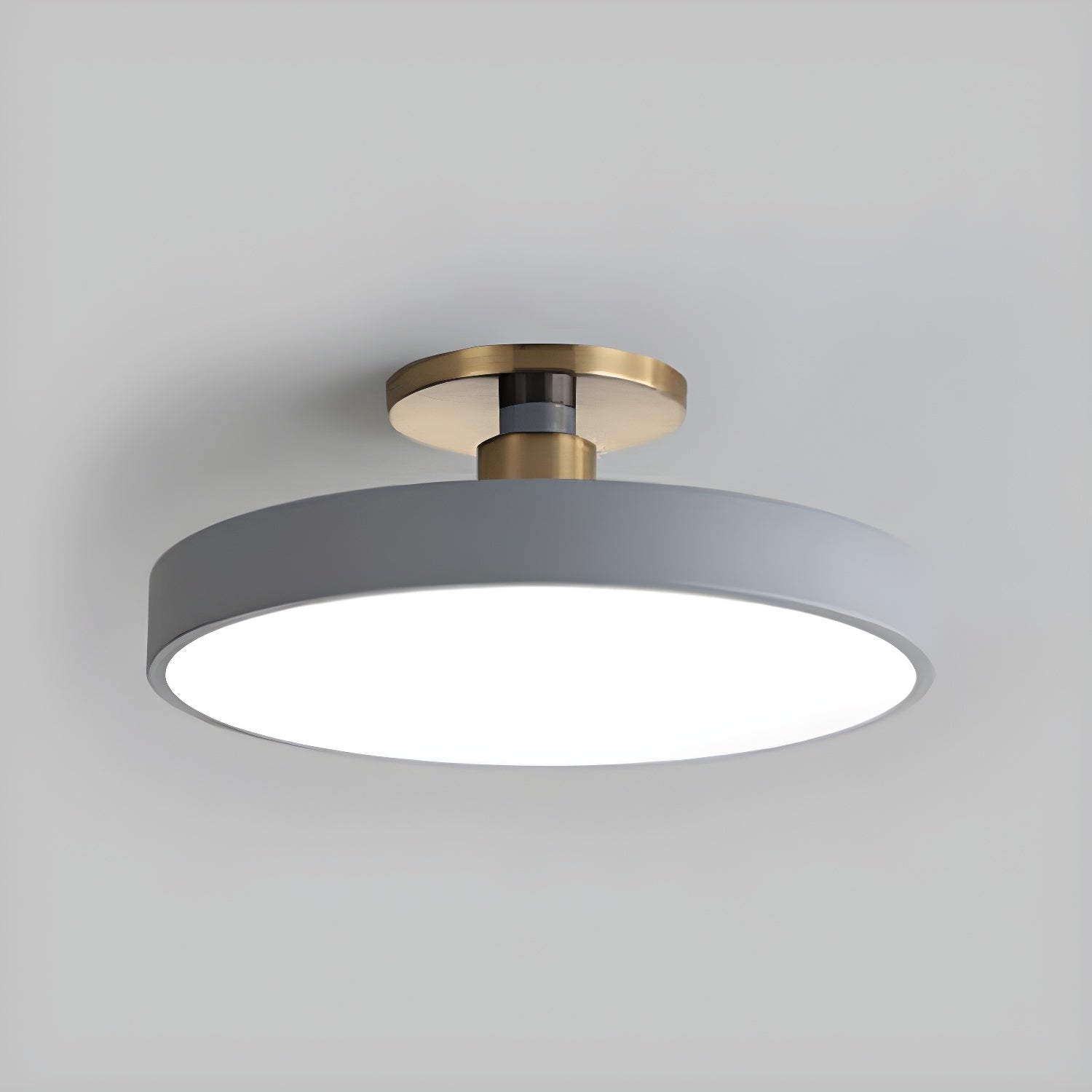 LED Flush Mount Ceiling Lamp - Modern Isla Design with Soft White Light for Living Room & Hallway Illumination