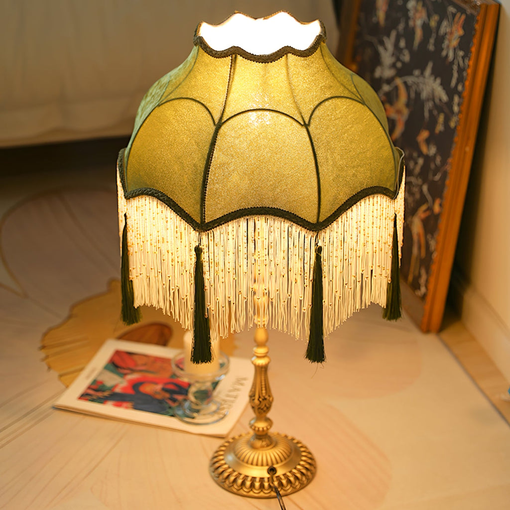 Fabric Table Lamp - Modern Design with Adjustable Shade for Living Room & Bedroom Lighting