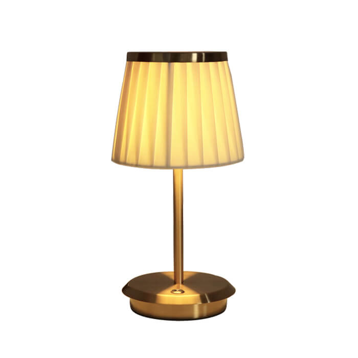 Fabric Table Lamp with Modern Design for Living Room, Bedroom & Office Use