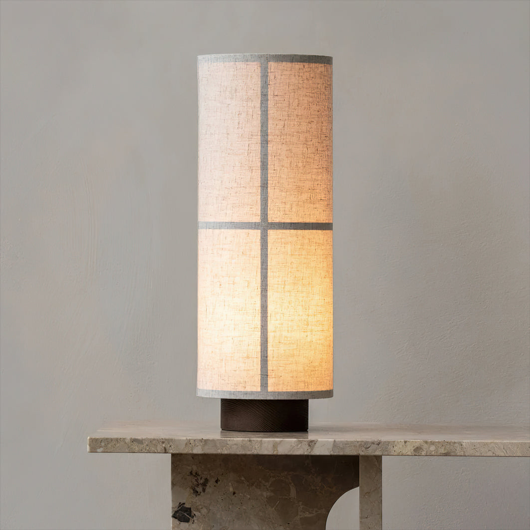 Linen Table Lamp with Adjustable Brightness for Living Room, Bedroom, and Office Decor
