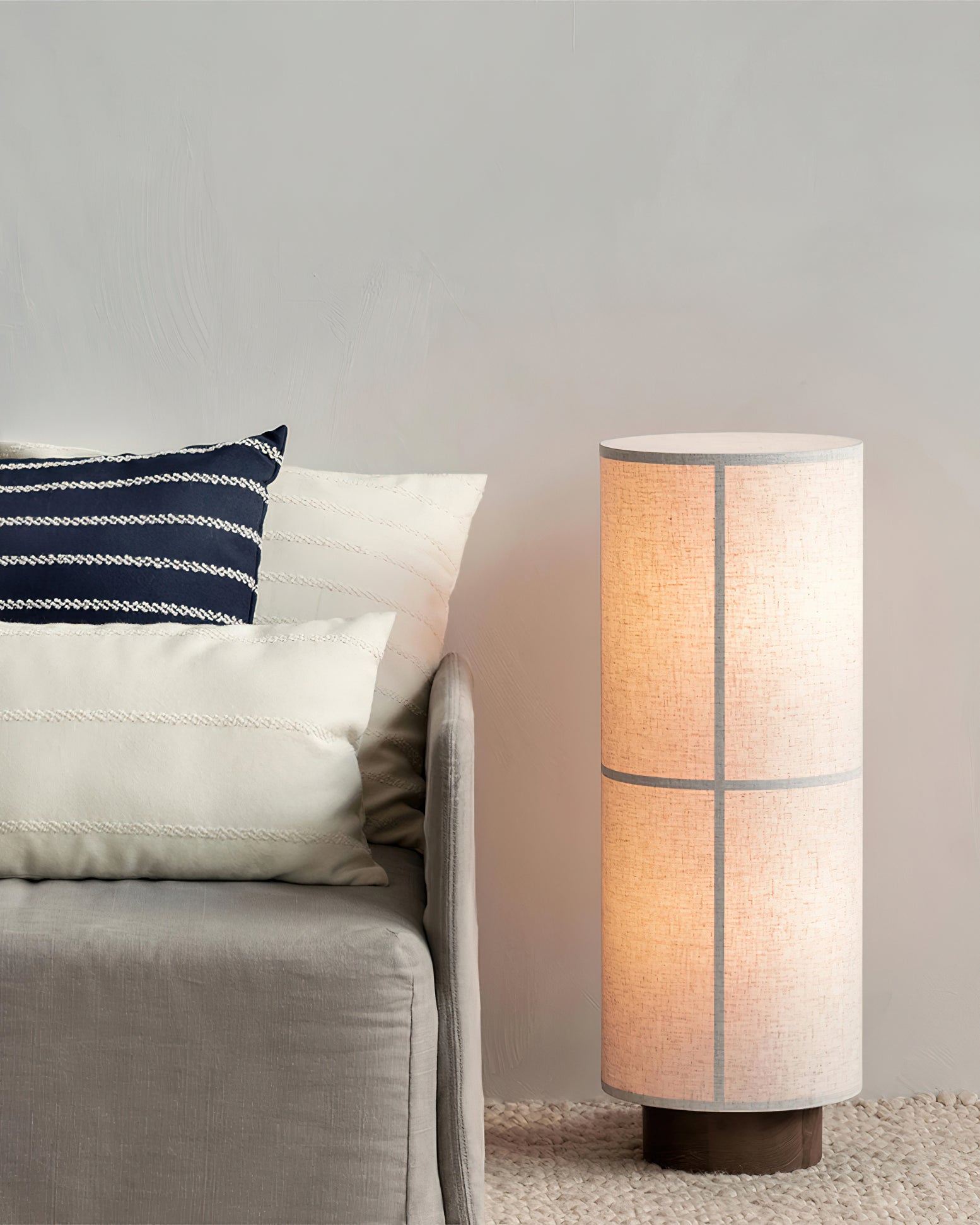 Linen Table Lamp with Adjustable Brightness for Living Room, Bedroom, and Office Decor