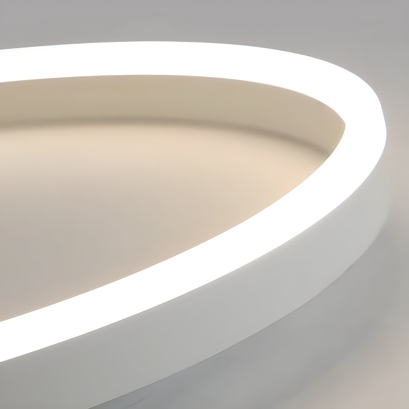 Nordic Circular LED Ceiling Lamp | Energy-Smart, Gentle Diffused Glow & Ideal for Bedroom, Hallway or Living Area