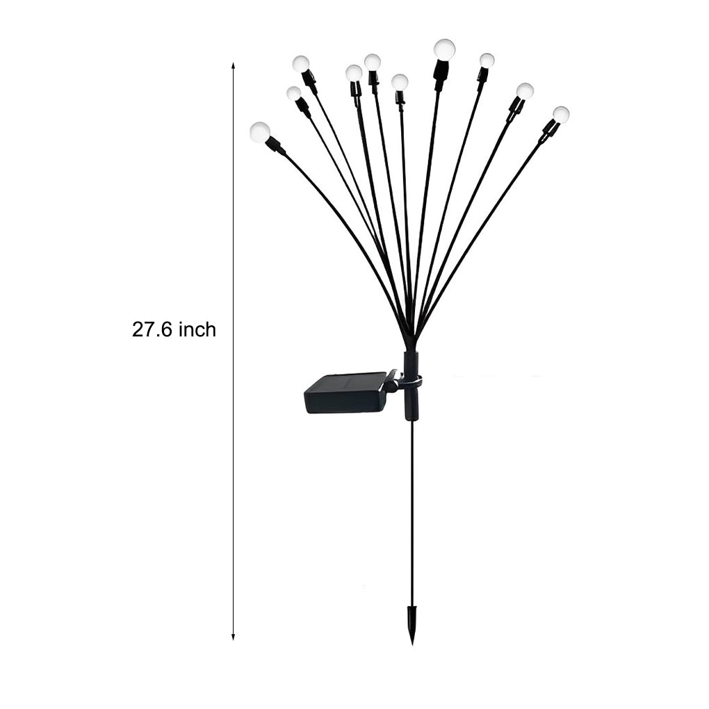 Solar Firefly Garden Lights - Eco-Friendly Weatherproof Outdoor LED Lighting for Pathways & Patios