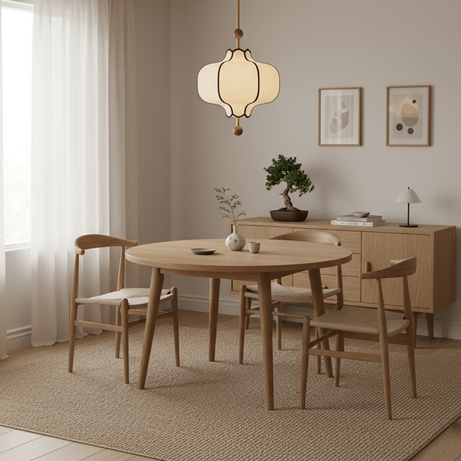 Lantern Fabric Pendant Light | Adjustable Size, Soft Ambient Glow & Ideal for Indoor Spaces