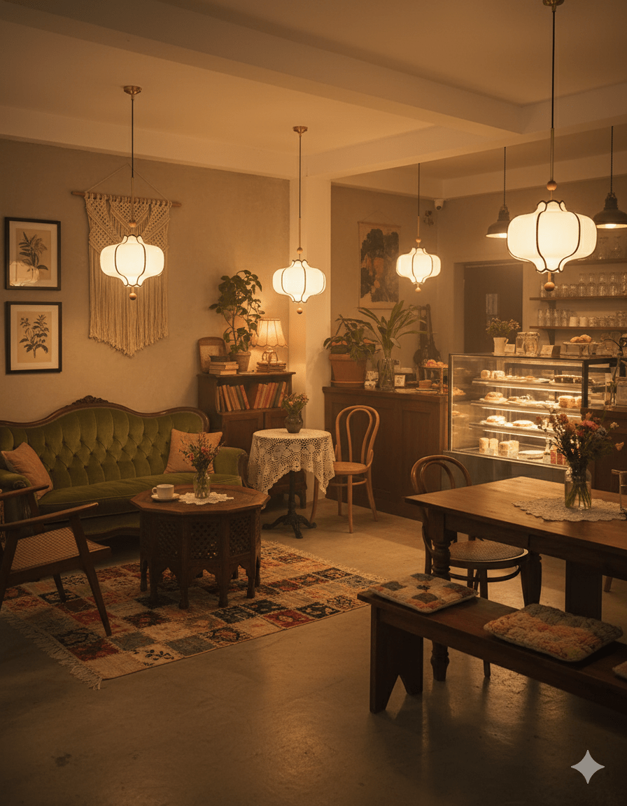 Lantern Fabric Pendant Light | Adjustable Size, Soft Ambient Glow & Ideal for Indoor Spaces