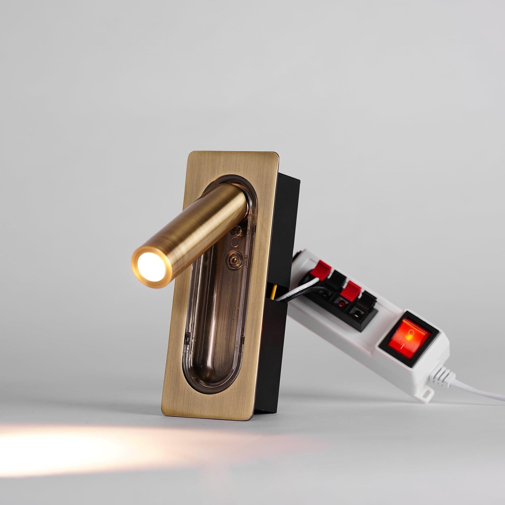 Wall-Mounted LED Reading Lamp | 360º Rotation, Glare-Minimizing Design for Indoor Use