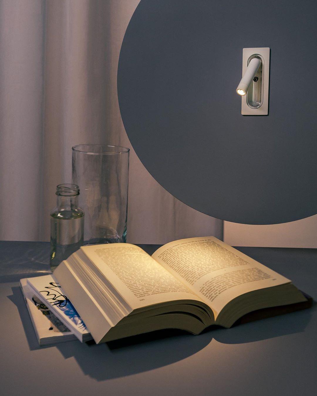 Wall-Mounted LED Reading Lamp | 360º Rotation, Glare-Minimizing Design for Indoor Use