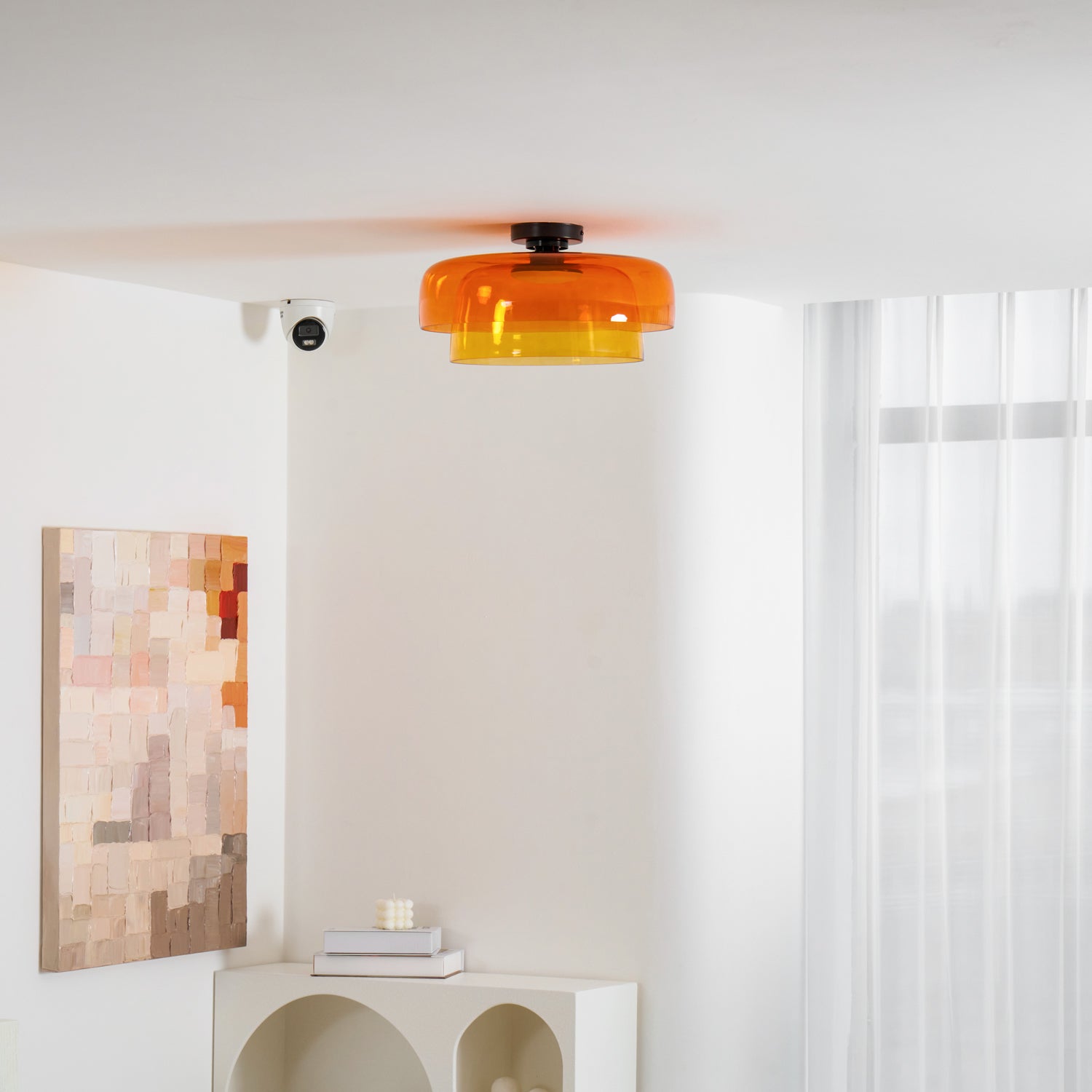 Levels Ceiling Light | Dimmable, Integrated LED & Stylish Design for Indoor Spaces
