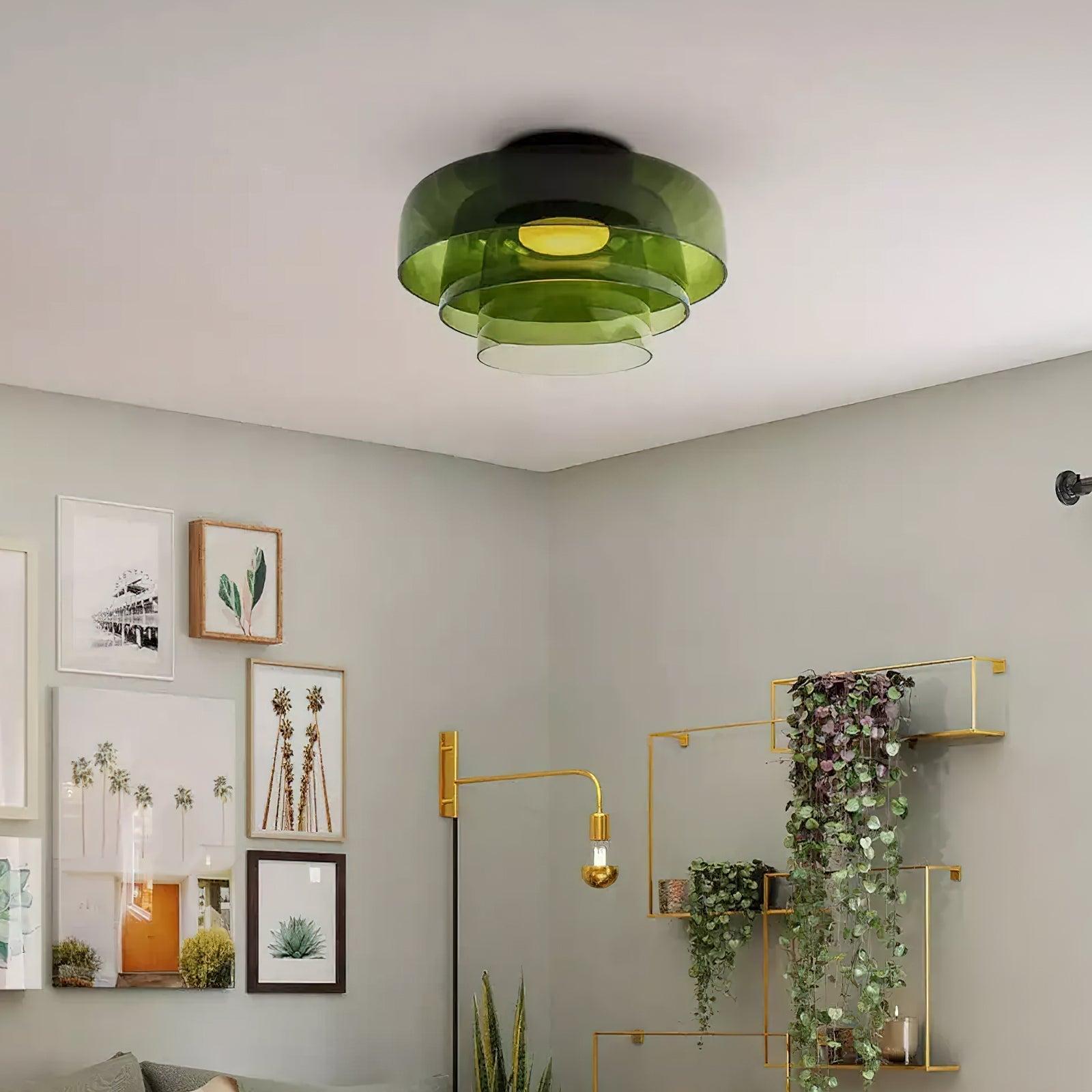 Levels Ceiling Light | Dimmable, Integrated LED & Stylish Design for Indoor Spaces