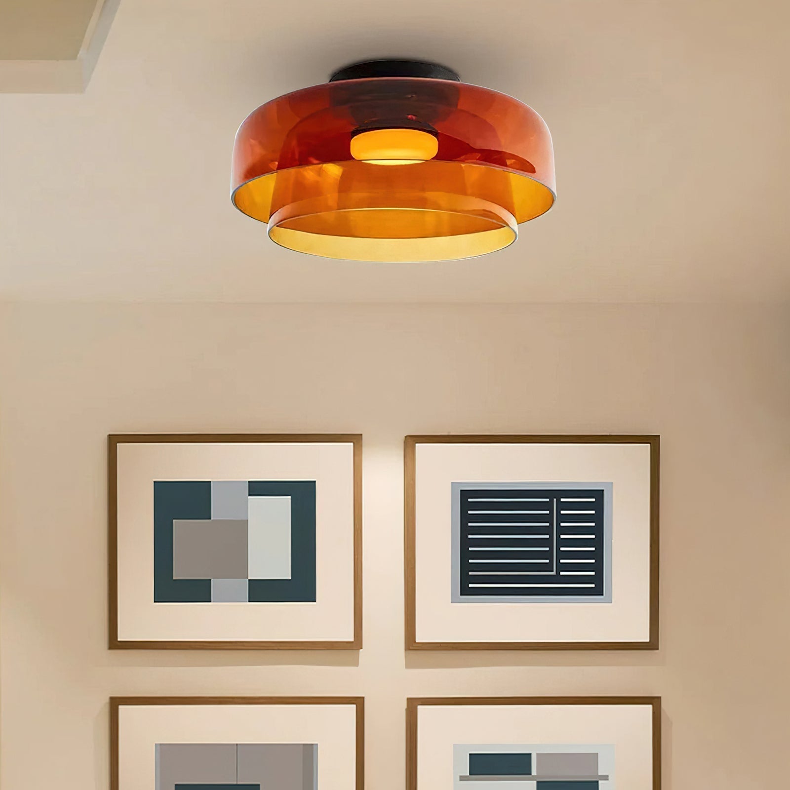 Levels Ceiling Light | Dimmable, Integrated LED & Stylish Design for Indoor Spaces