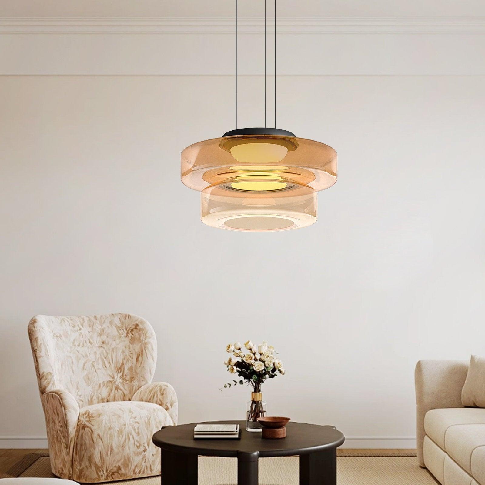 Levels Series Pendant Light - Modern Adjustable Hanging Fixture for Kitchen Island & Dining Room