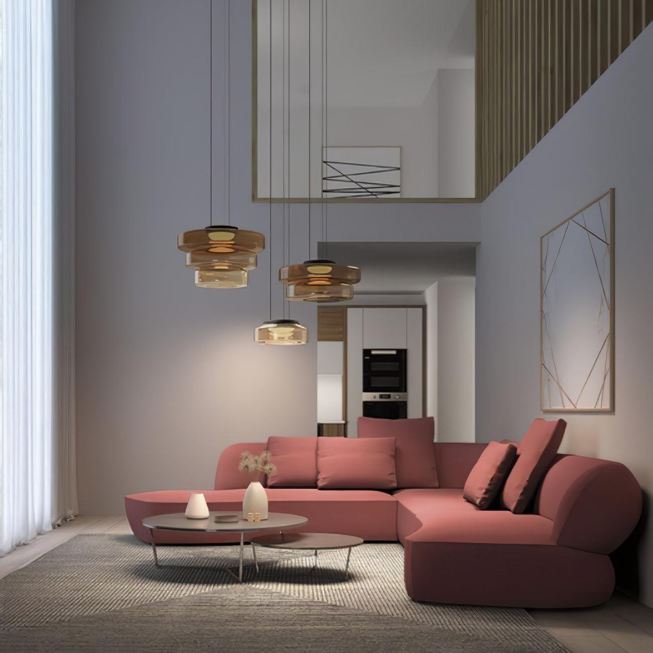 Levels Series Pendant Light | Dimmable, Adjustable Height & Ideal for Indoor Spaces