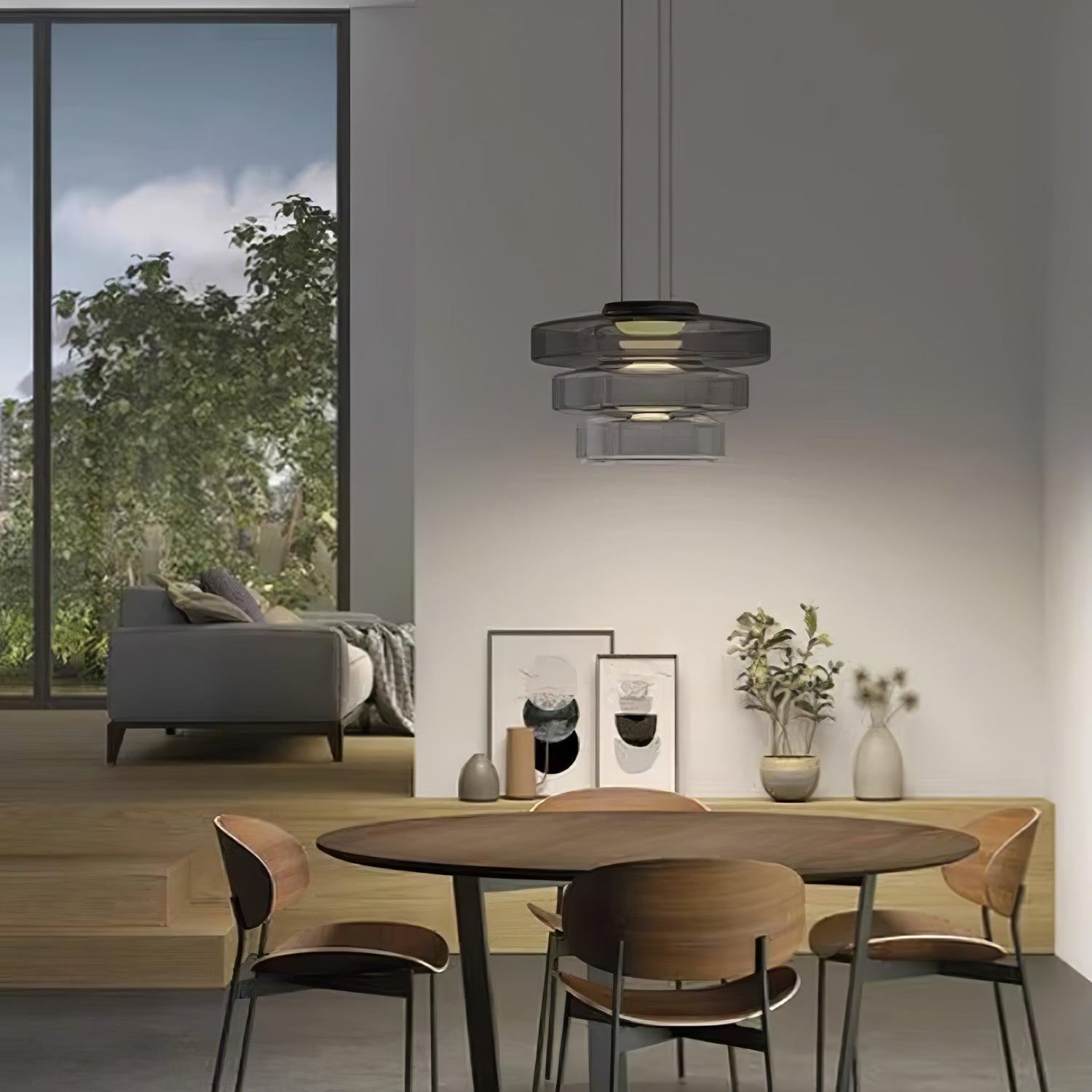 Levels Series Pendant Light | Dimmable, Adjustable Height & Ideal for Indoor Spaces