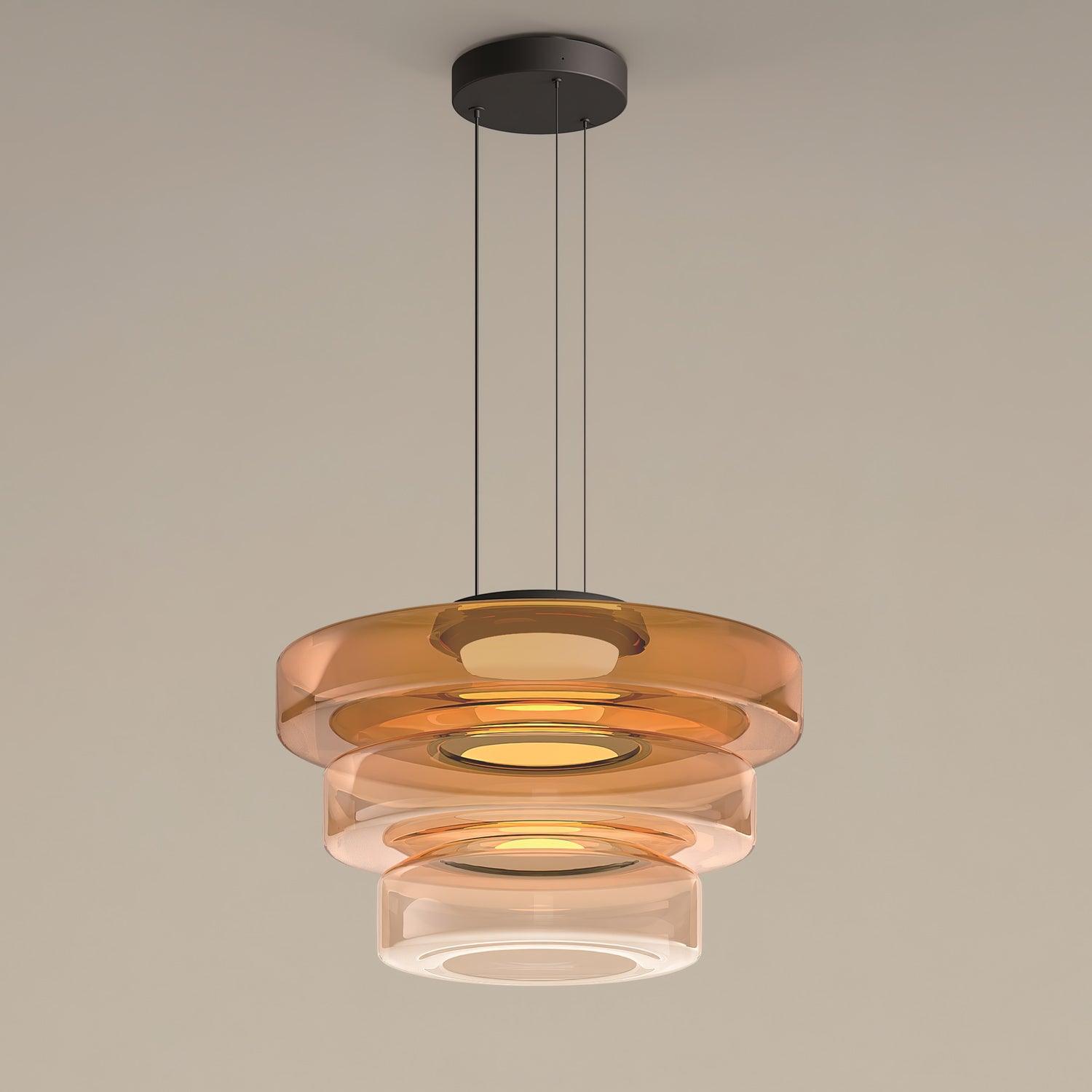 Levels Series Pendant Light | Dimmable, Adjustable Height & Ideal for Indoor Spaces