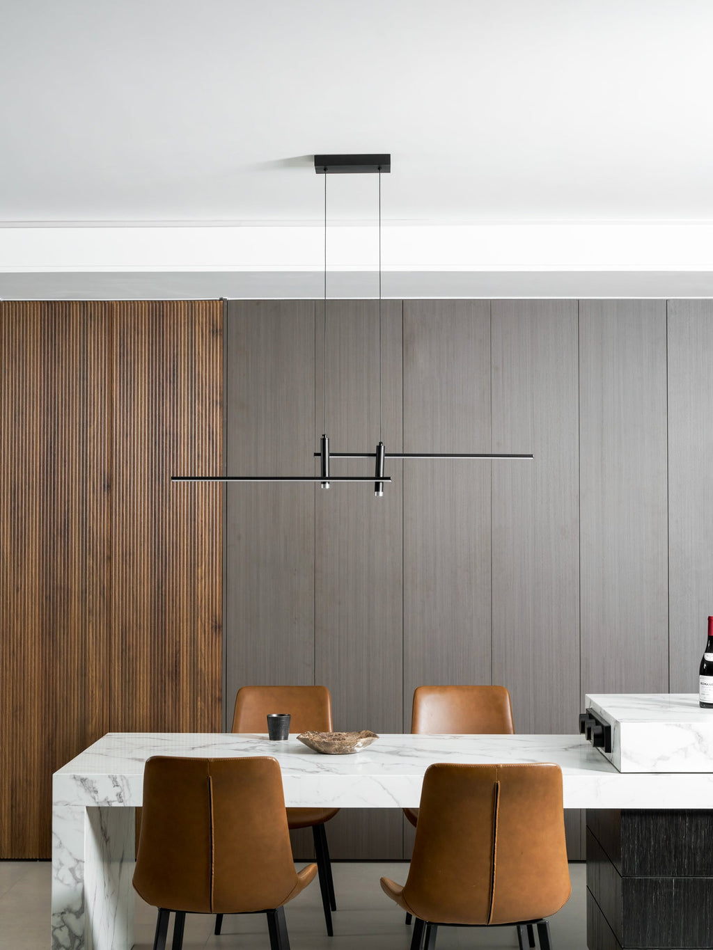 Minimalist LED Pendant Light | Dimmable, Adjustable Height & Ideal for Indoor Spaces