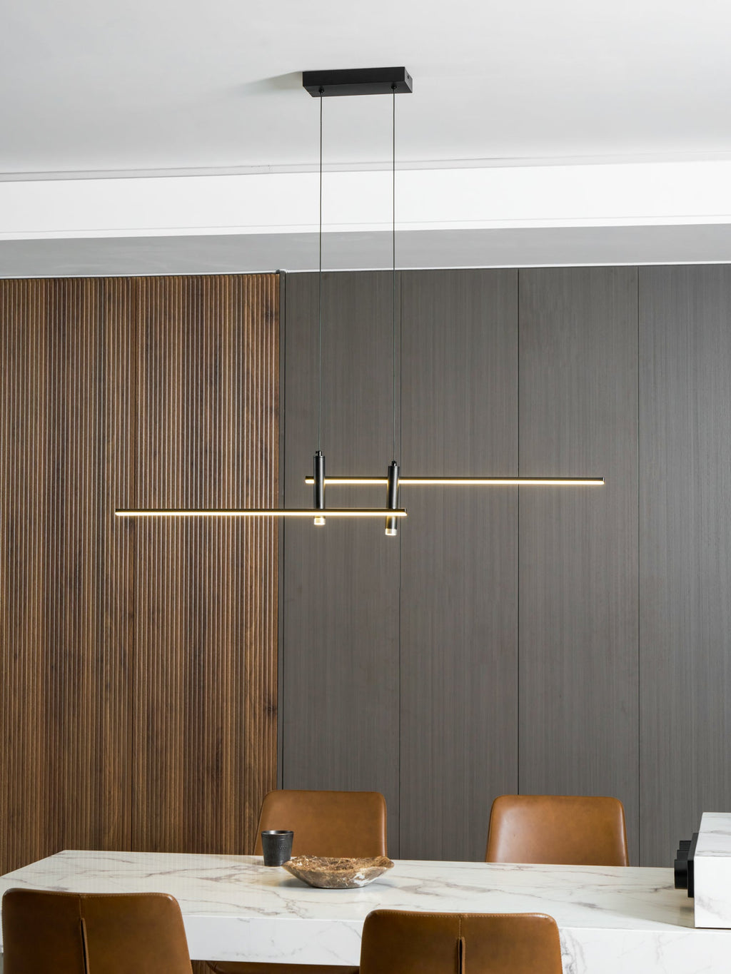 Minimalist LED Pendant Light | Dimmable, Adjustable Height & Ideal for Indoor Spaces