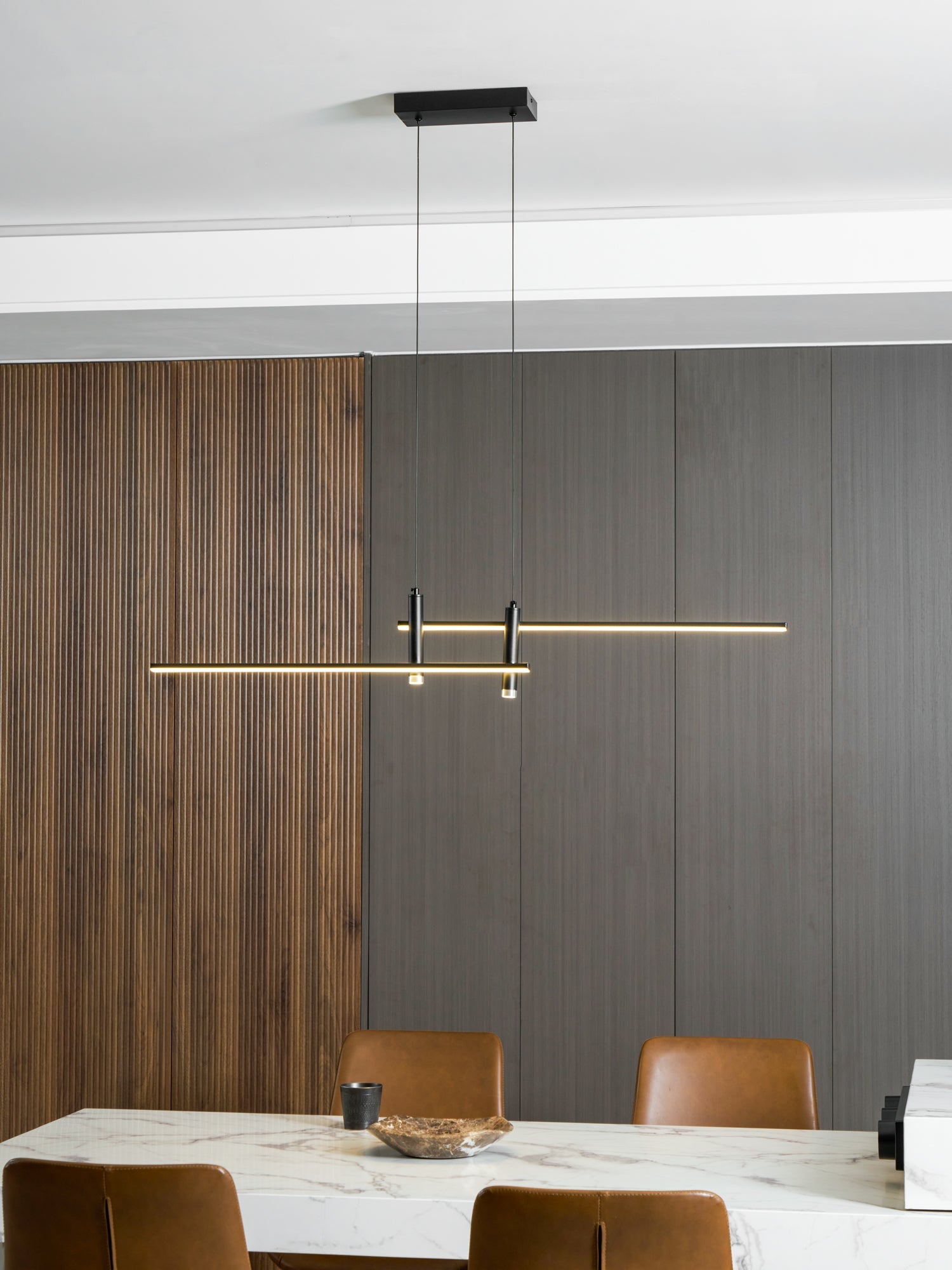 Minimalist LED Pendant Light | Dimmable, Adjustable Height & Ideal for Indoor Spaces