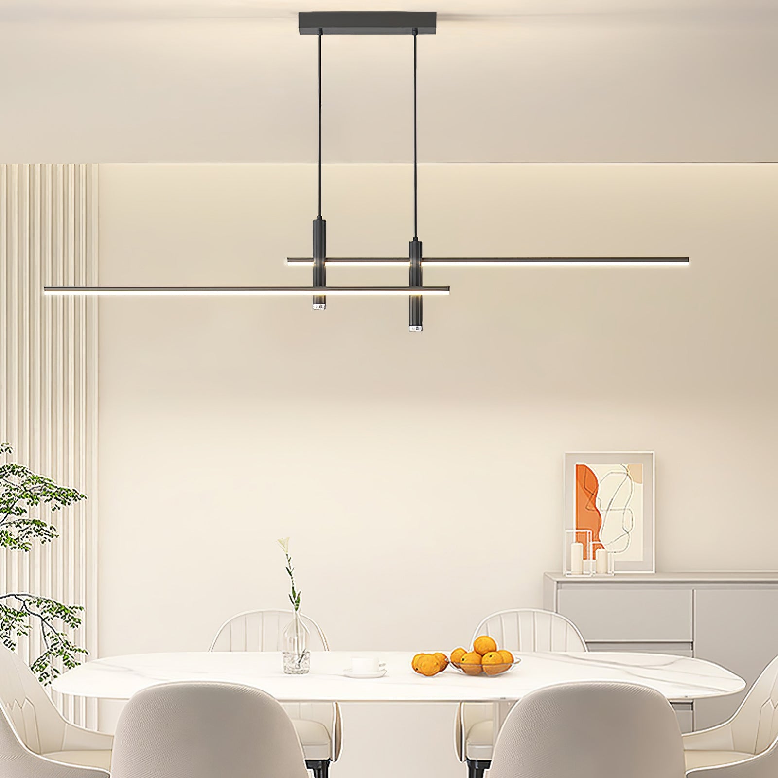 Minimalist LED Pendant Light | Dimmable, Adjustable Height & Ideal for Indoor Spaces