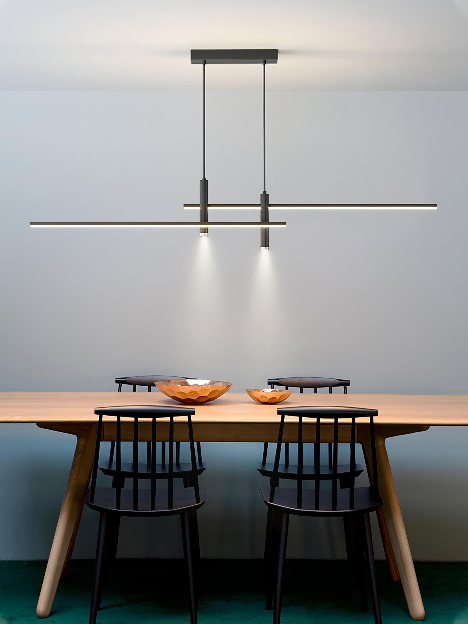 Minimalist LED Pendant Light | Dimmable, Adjustable Height & Ideal for Indoor Spaces