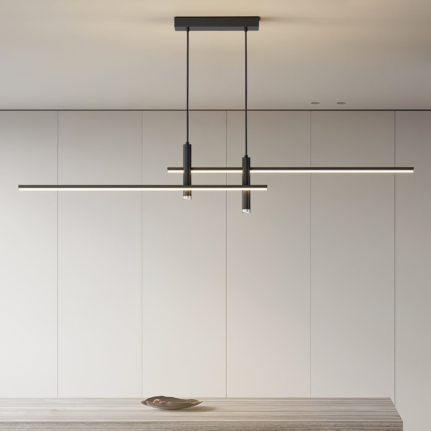 Minimalist LED Pendant Light | Dimmable, Adjustable Height & Ideal for Indoor Spaces