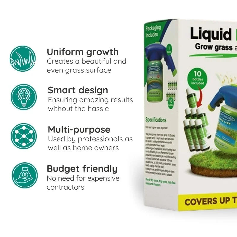 Liquid Lawn Seed Spray