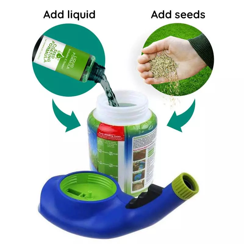 Liquid Lawn Seed Spray