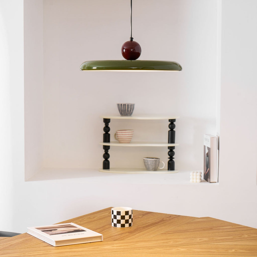 Lola Pendant Swag Light | Warm & Cool LED Options, Minimalist Design for Indoor Home Illumination