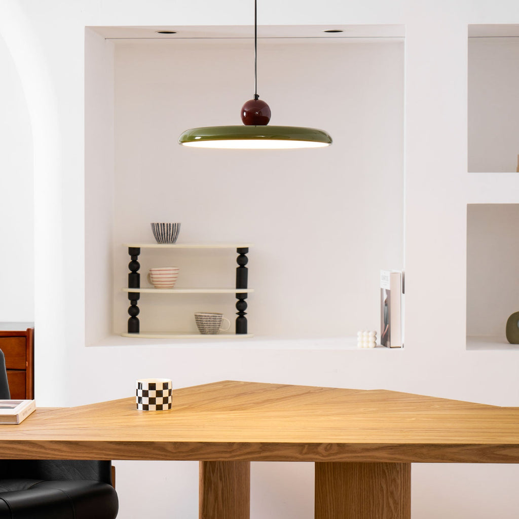 Lola Pendant Swag Light | Warm & Cool LED Options, Minimalist Design for Indoor Home Illumination