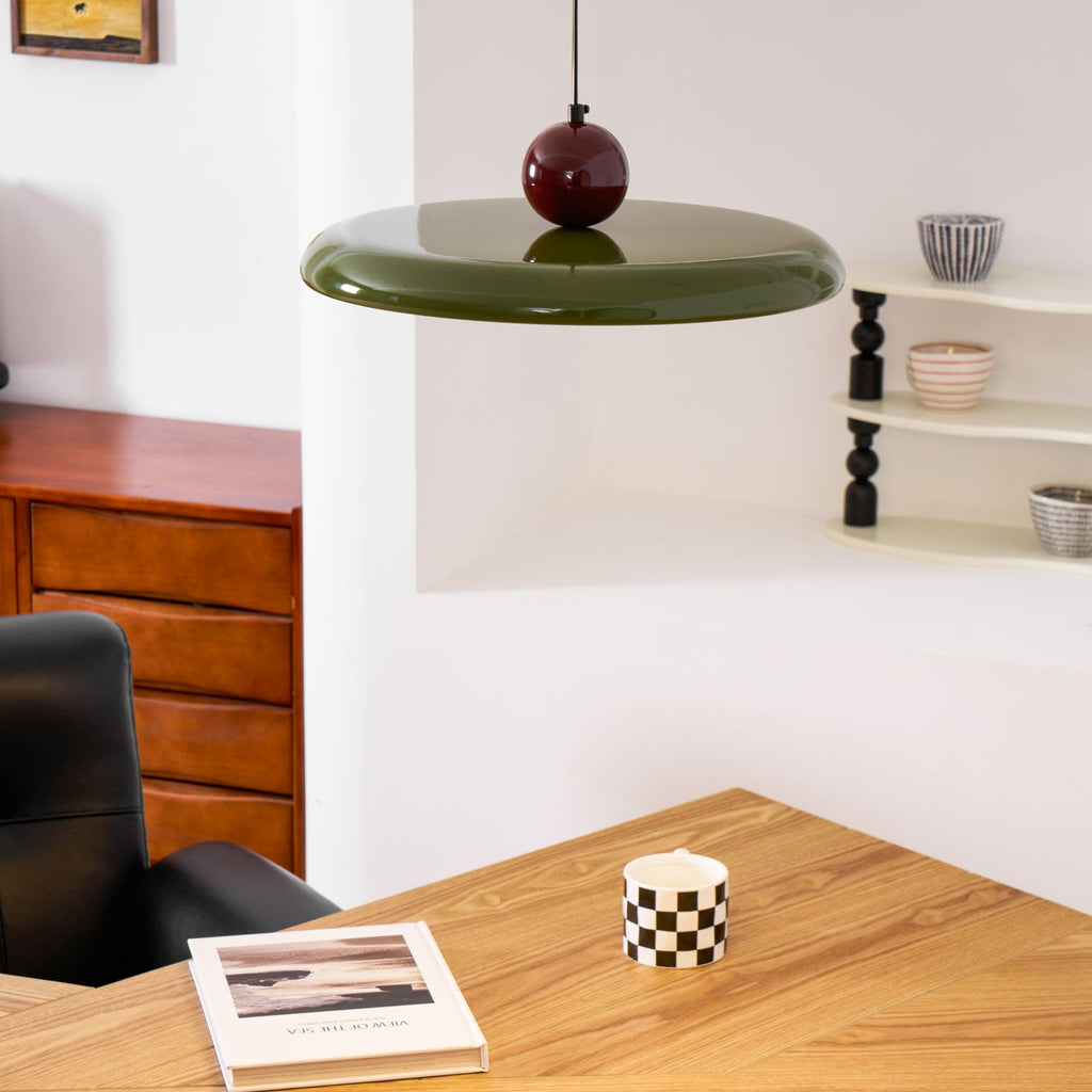 Lola Pendant Swag Light | Warm & Cool LED Options, Minimalist Design for Indoor Home Illumination