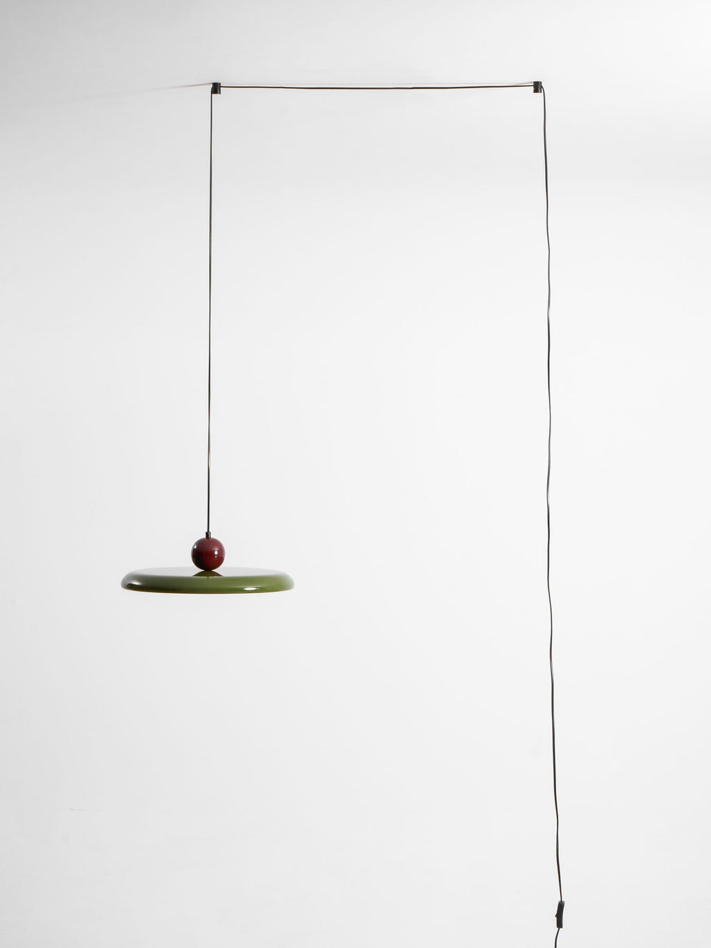 Lola Pendant Swag Light | Warm & Cool LED Options, Minimalist Design for Indoor Home Illumination