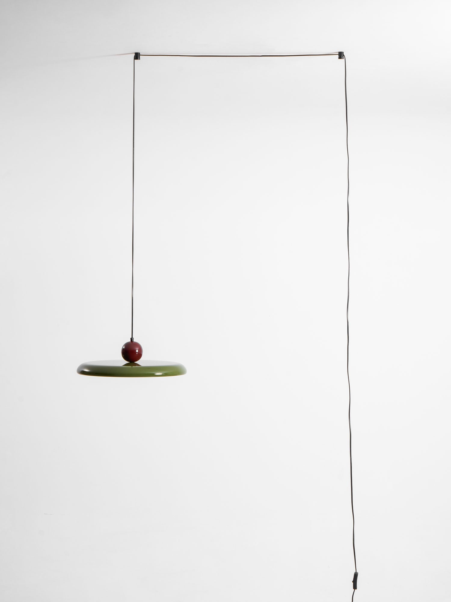 Lola Pendant Swag Light | Warm & Cool LED Options, Minimalist Design for Indoor Home Illumination