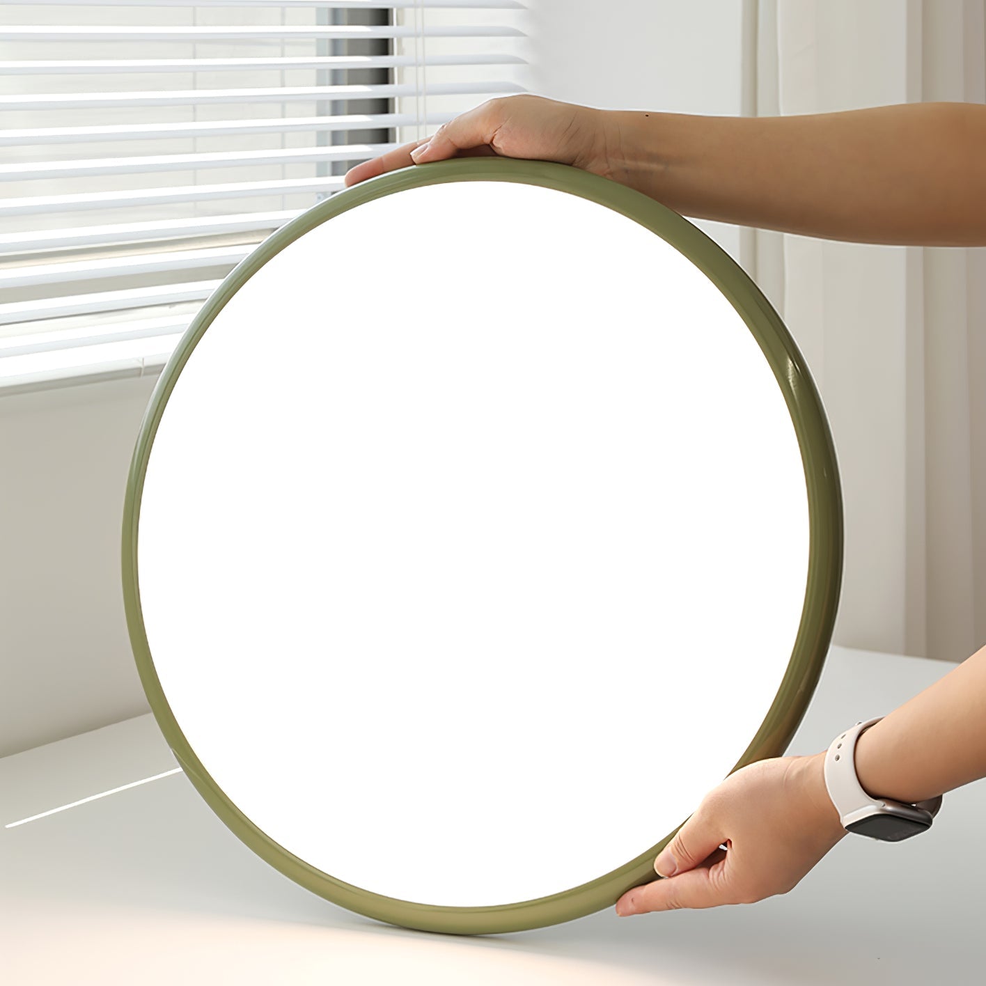 Adjustable LED Ceiling Lamp with Modern Design for Living Room & Home Office Lighting