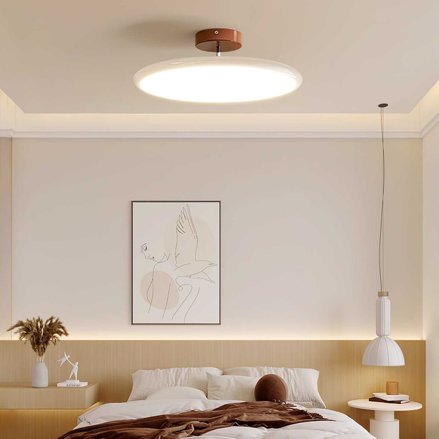 Adjustable LED Ceiling Lamp | Customizable Ambient Lighting for Indoor Spaces, Sloped Ceiling Compatible